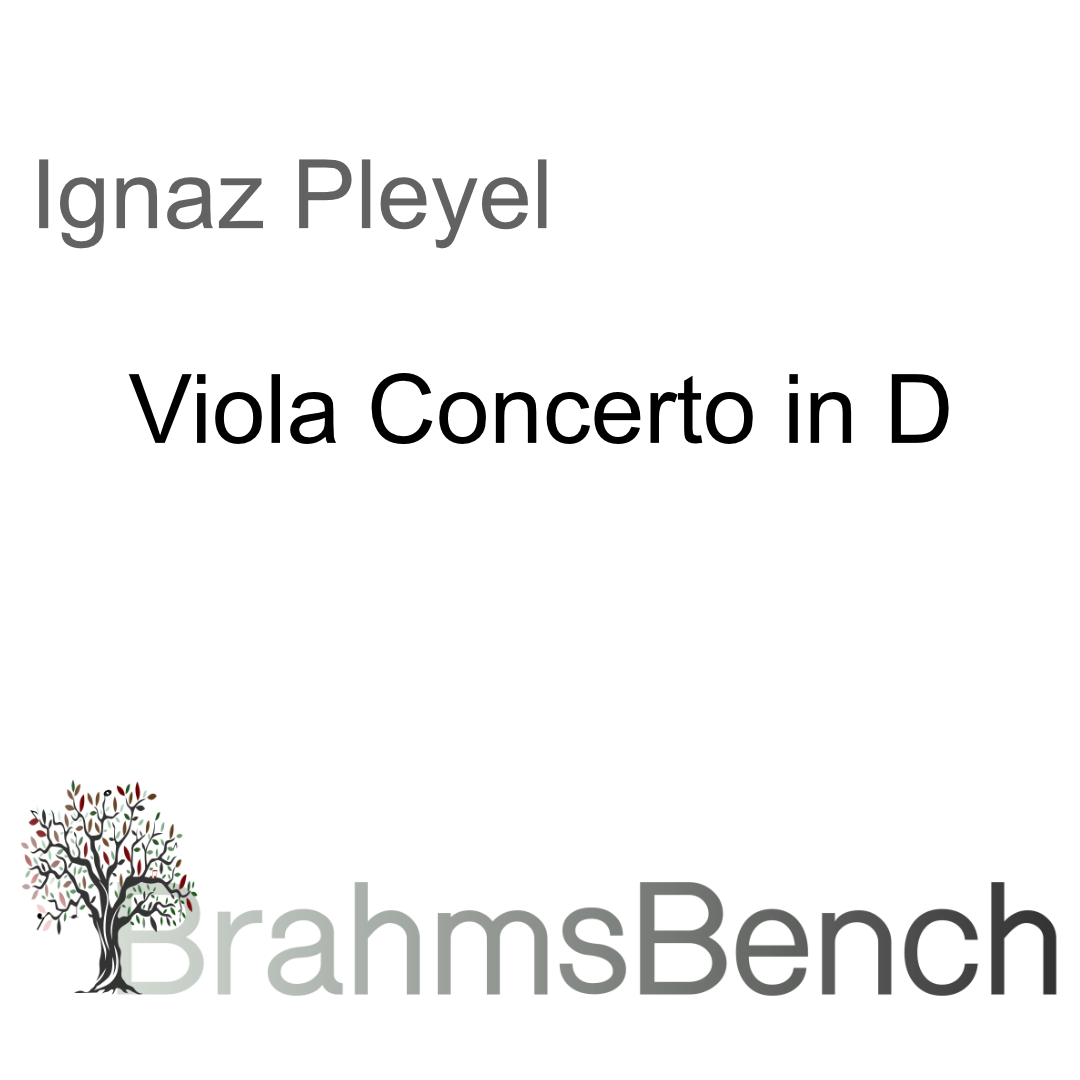 Viola Concerto in D score preview